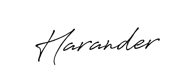 if you are searching for the best signature style for your name Harander. so please give up your signature search. here we have designed multiple signature styles  using Antro_Vectra_Bolder. Harander signature style 7 images and pictures png