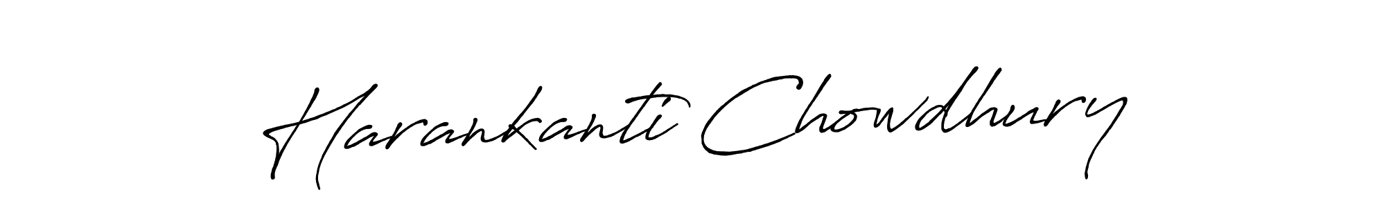 You can use this online signature creator to create a handwritten signature for the name Harankanti Chowdhury. This is the best online autograph maker. Harankanti Chowdhury signature style 7 images and pictures png