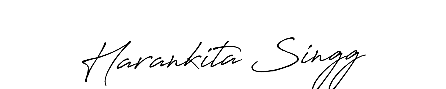 Similarly Antro_Vectra_Bolder is the best handwritten signature design. Signature creator online .You can use it as an online autograph creator for name Harankita Singg. Harankita Singg signature style 7 images and pictures png