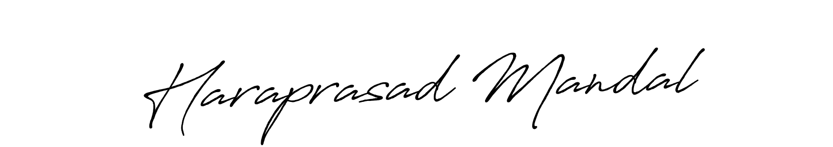 Also You can easily find your signature by using the search form. We will create Haraprasad Mandal name handwritten signature images for you free of cost using Antro_Vectra_Bolder sign style. Haraprasad Mandal signature style 7 images and pictures png