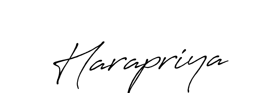 The best way (Antro_Vectra_Bolder) to make a short signature is to pick only two or three words in your name. The name Harapriya include a total of six letters. For converting this name. Harapriya signature style 7 images and pictures png