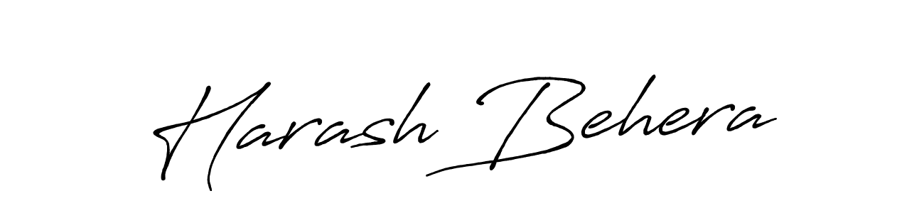 Once you've used our free online signature maker to create your best signature Antro_Vectra_Bolder style, it's time to enjoy all of the benefits that Harash Behera name signing documents. Harash Behera signature style 7 images and pictures png