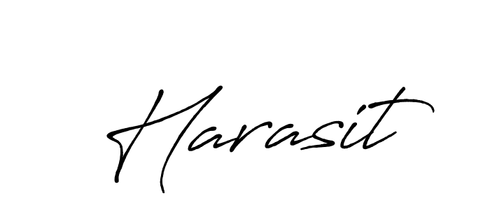 Design your own signature with our free online signature maker. With this signature software, you can create a handwritten (Antro_Vectra_Bolder) signature for name Harasit. Harasit signature style 7 images and pictures png