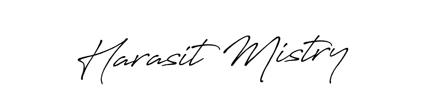 Also we have Harasit Mistry name is the best signature style. Create professional handwritten signature collection using Antro_Vectra_Bolder autograph style. Harasit Mistry signature style 7 images and pictures png