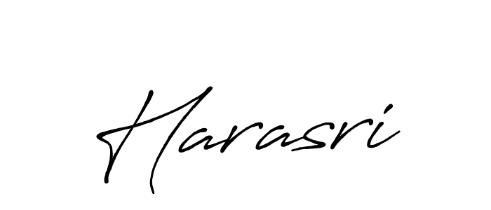 How to make Harasri signature? Antro_Vectra_Bolder is a professional autograph style. Create handwritten signature for Harasri name. Harasri signature style 7 images and pictures png