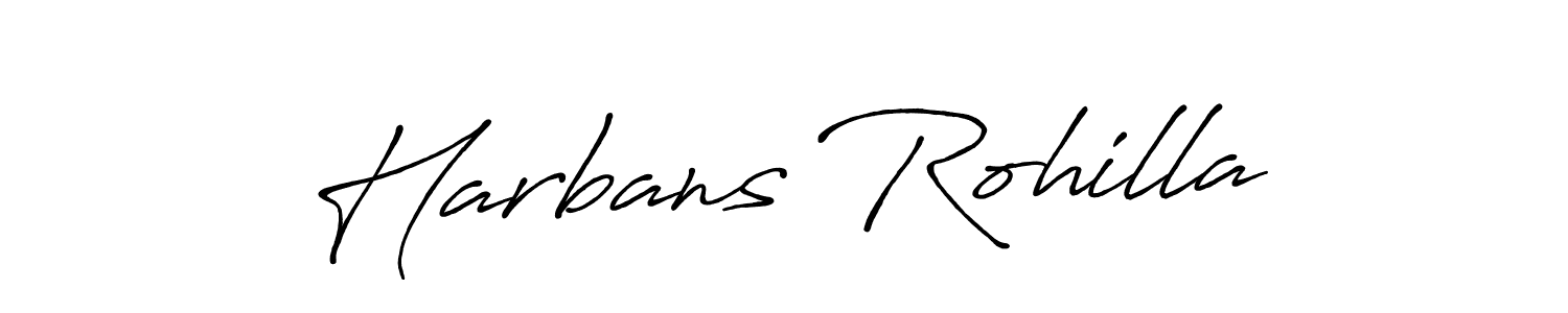 This is the best signature style for the Harbans Rohilla name. Also you like these signature font (Antro_Vectra_Bolder). Mix name signature. Harbans Rohilla signature style 7 images and pictures png