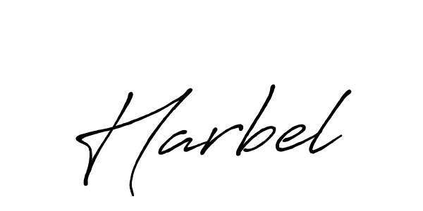 Also we have Harbel name is the best signature style. Create professional handwritten signature collection using Antro_Vectra_Bolder autograph style. Harbel signature style 7 images and pictures png