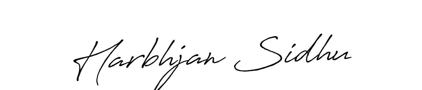 How to make Harbhjan Sidhu signature? Antro_Vectra_Bolder is a professional autograph style. Create handwritten signature for Harbhjan Sidhu name. Harbhjan Sidhu signature style 7 images and pictures png