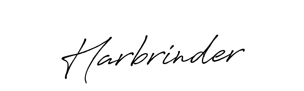 Also we have Harbrinder name is the best signature style. Create professional handwritten signature collection using Antro_Vectra_Bolder autograph style. Harbrinder signature style 7 images and pictures png