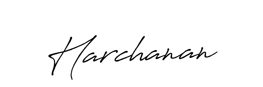 Use a signature maker to create a handwritten signature online. With this signature software, you can design (Antro_Vectra_Bolder) your own signature for name Harchanan. Harchanan signature style 7 images and pictures png