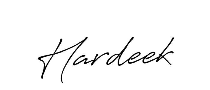 Hardeek stylish signature style. Best Handwritten Sign (Antro_Vectra_Bolder) for my name. Handwritten Signature Collection Ideas for my name Hardeek. Hardeek signature style 7 images and pictures png