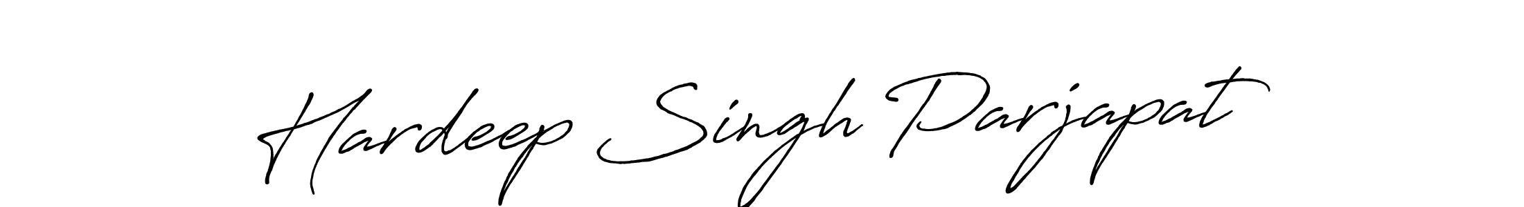 Design your own signature with our free online signature maker. With this signature software, you can create a handwritten (Antro_Vectra_Bolder) signature for name Hardeep Singh Parjapat. Hardeep Singh Parjapat signature style 7 images and pictures png