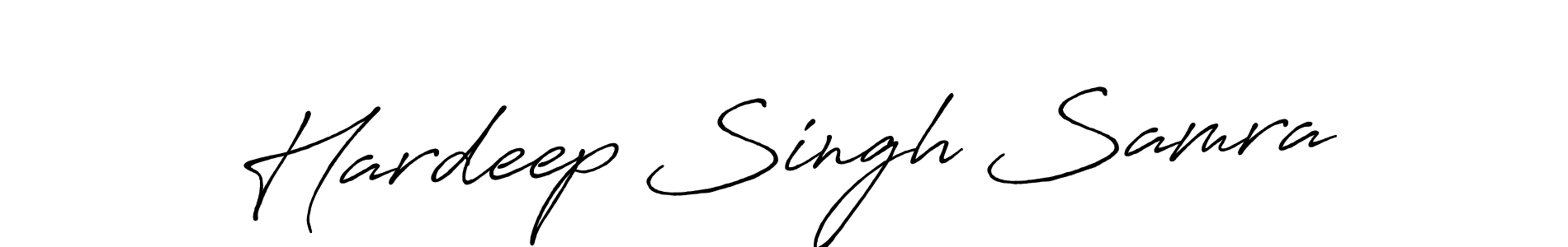 The best way (Antro_Vectra_Bolder) to make a short signature is to pick only two or three words in your name. The name Hardeep Singh Samra include a total of six letters. For converting this name. Hardeep Singh Samra signature style 7 images and pictures png