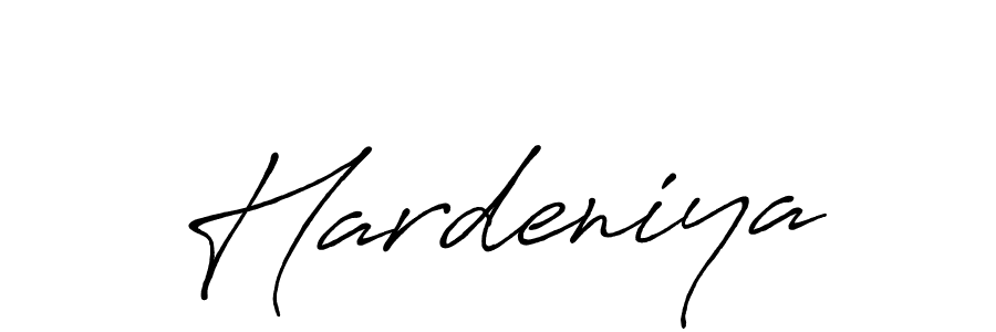 Design your own signature with our free online signature maker. With this signature software, you can create a handwritten (Antro_Vectra_Bolder) signature for name Hardeniya. Hardeniya signature style 7 images and pictures png
