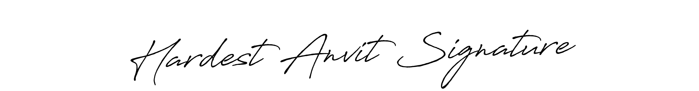 Use a signature maker to create a handwritten signature online. With this signature software, you can design (Antro_Vectra_Bolder) your own signature for name Hardest Anvit Signature. Hardest Anvit Signature signature style 7 images and pictures png