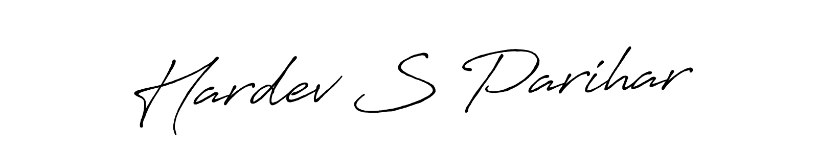 if you are searching for the best signature style for your name Hardev S Parihar. so please give up your signature search. here we have designed multiple signature styles  using Antro_Vectra_Bolder. Hardev S Parihar signature style 7 images and pictures png