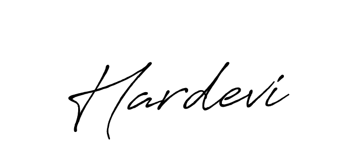 if you are searching for the best signature style for your name Hardevi. so please give up your signature search. here we have designed multiple signature styles  using Antro_Vectra_Bolder. Hardevi signature style 7 images and pictures png