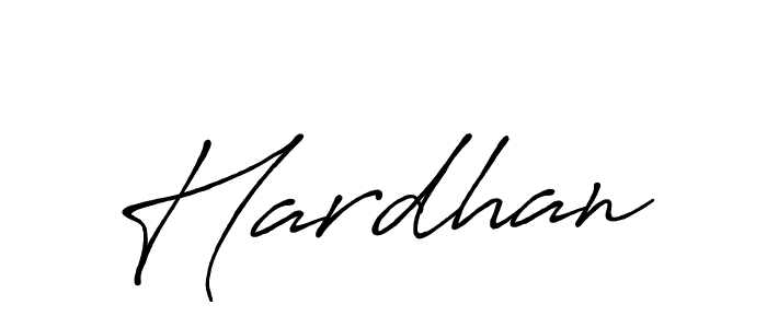 Create a beautiful signature design for name Hardhan. With this signature (Antro_Vectra_Bolder) fonts, you can make a handwritten signature for free. Hardhan signature style 7 images and pictures png