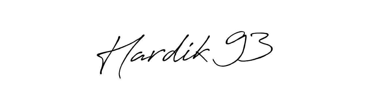 if you are searching for the best signature style for your name Hardik 93 ✨. so please give up your signature search. here we have designed multiple signature styles  using Antro_Vectra_Bolder. Hardik 93 ✨ signature style 7 images and pictures png