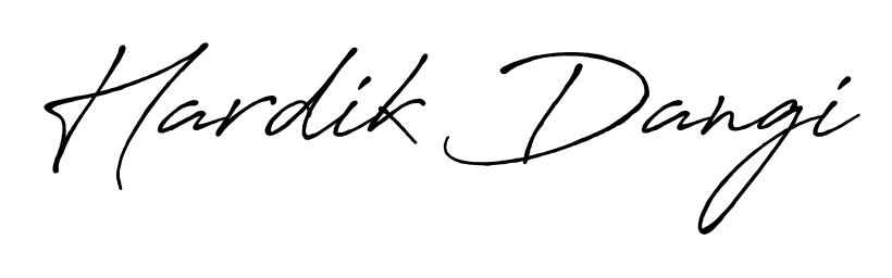 Design your own signature with our free online signature maker. With this signature software, you can create a handwritten (Antro_Vectra_Bolder) signature for name Hardik Dangi. Hardik Dangi signature style 7 images and pictures png