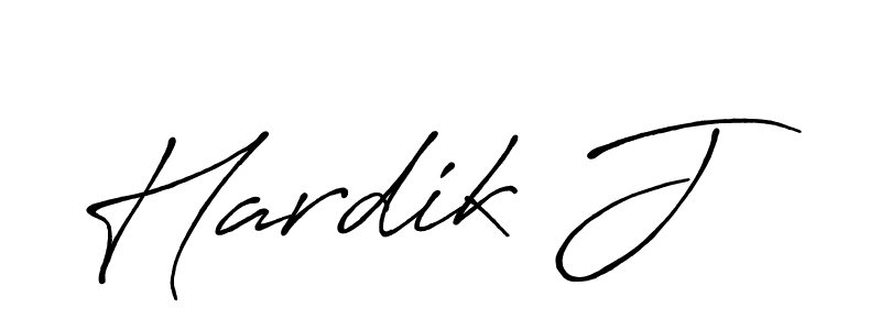 Here are the top 10 professional signature styles for the name Hardik J. These are the best autograph styles you can use for your name. Hardik J signature style 7 images and pictures png