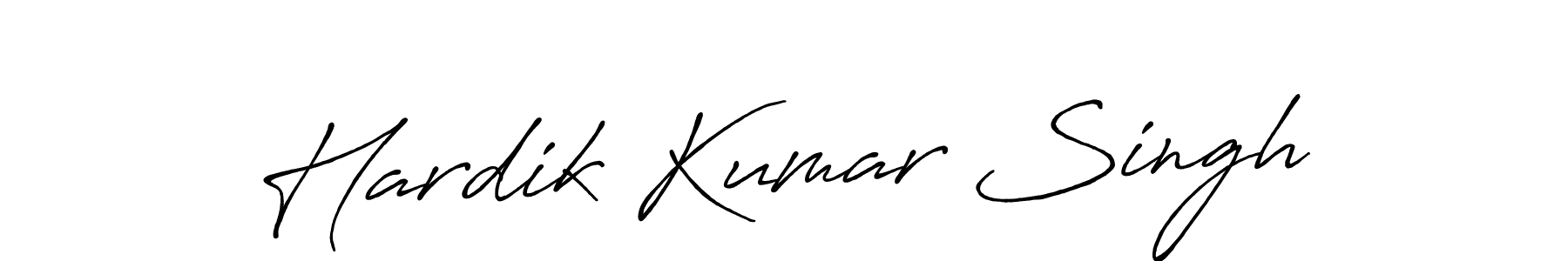 The best way (Antro_Vectra_Bolder) to make a short signature is to pick only two or three words in your name. The name Hardik Kumar Singh include a total of six letters. For converting this name. Hardik Kumar Singh signature style 7 images and pictures png