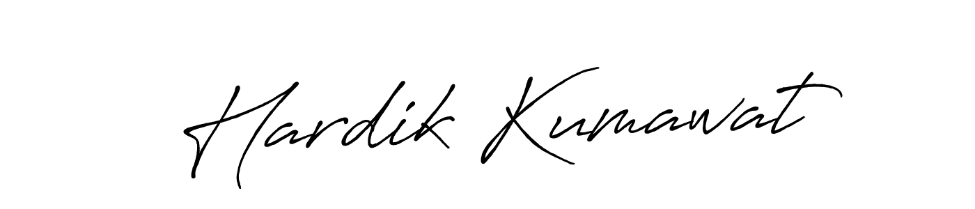 It looks lik you need a new signature style for name Hardik Kumawat. Design unique handwritten (Antro_Vectra_Bolder) signature with our free signature maker in just a few clicks. Hardik Kumawat signature style 7 images and pictures png