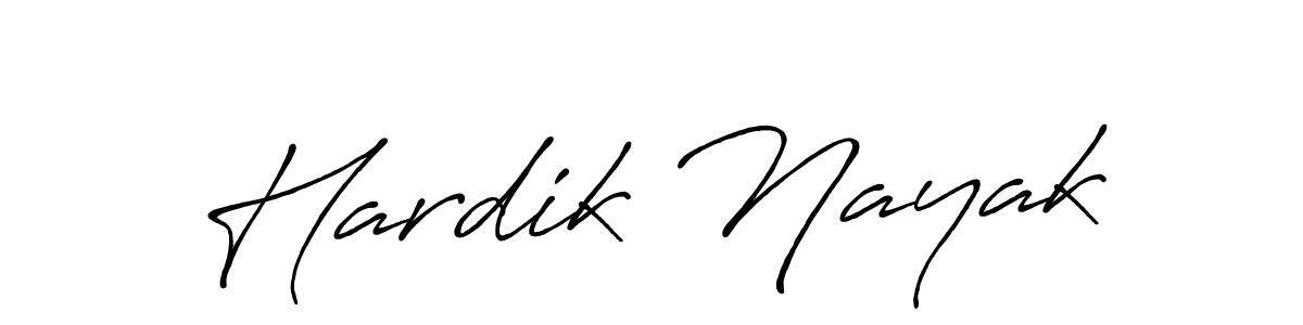 Make a short Hardik Nayak signature style. Manage your documents anywhere anytime using Antro_Vectra_Bolder. Create and add eSignatures, submit forms, share and send files easily. Hardik Nayak signature style 7 images and pictures png