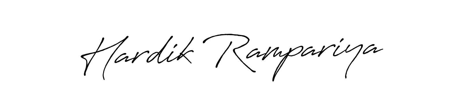 This is the best signature style for the Hardik Rampariya name. Also you like these signature font (Antro_Vectra_Bolder). Mix name signature. Hardik Rampariya signature style 7 images and pictures png