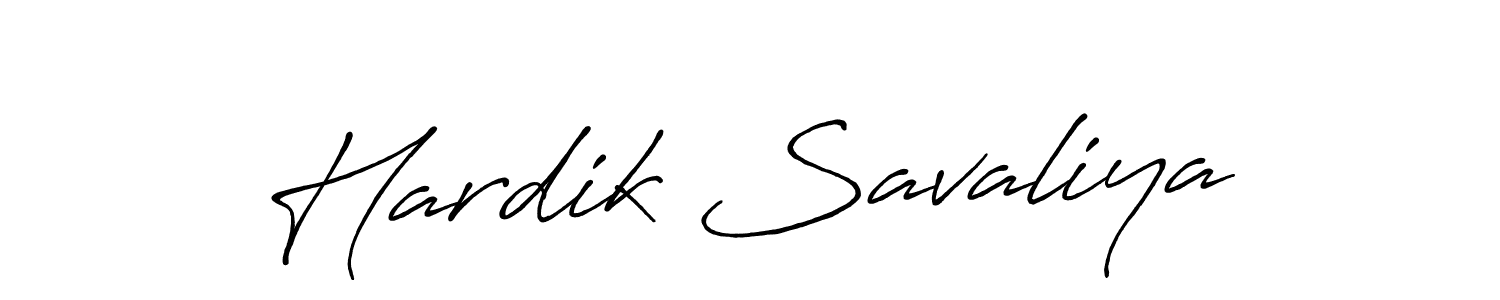 How to make Hardik Savaliya signature? Antro_Vectra_Bolder is a professional autograph style. Create handwritten signature for Hardik Savaliya name. Hardik Savaliya signature style 7 images and pictures png