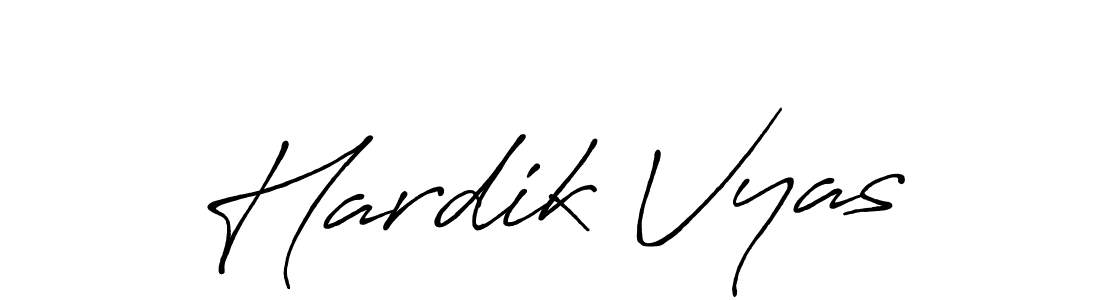 The best way (Antro_Vectra_Bolder) to make a short signature is to pick only two or three words in your name. The name Hardik Vyas include a total of six letters. For converting this name. Hardik Vyas signature style 7 images and pictures png