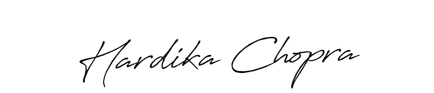 Also You can easily find your signature by using the search form. We will create Hardika Chopra name handwritten signature images for you free of cost using Antro_Vectra_Bolder sign style. Hardika Chopra signature style 7 images and pictures png