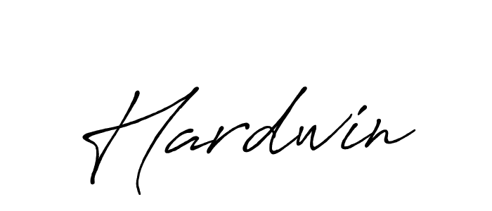 Hardwin stylish signature style. Best Handwritten Sign (Antro_Vectra_Bolder) for my name. Handwritten Signature Collection Ideas for my name Hardwin. Hardwin signature style 7 images and pictures png