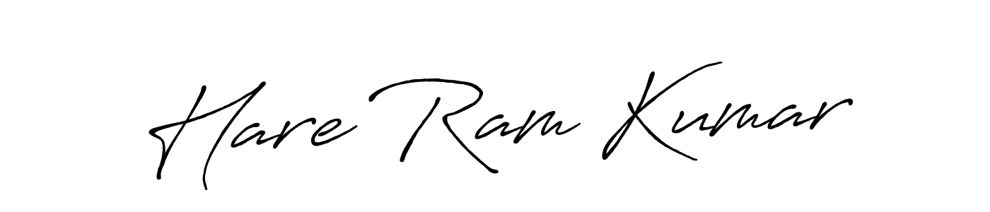 How to make Hare Ram Kumar signature? Antro_Vectra_Bolder is a professional autograph style. Create handwritten signature for Hare Ram Kumar name. Hare Ram Kumar signature style 7 images and pictures png