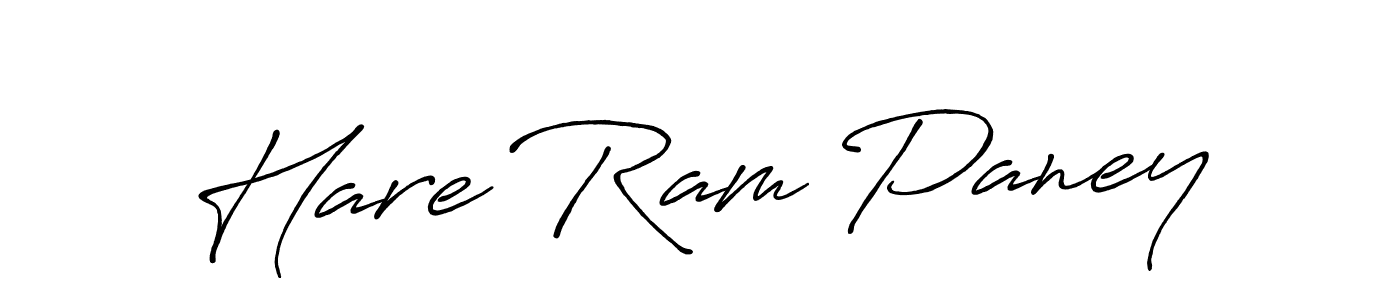Hare Ram Paney stylish signature style. Best Handwritten Sign (Antro_Vectra_Bolder) for my name. Handwritten Signature Collection Ideas for my name Hare Ram Paney. Hare Ram Paney signature style 7 images and pictures png