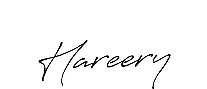 Design your own signature with our free online signature maker. With this signature software, you can create a handwritten (Antro_Vectra_Bolder) signature for name Hareery. Hareery signature style 7 images and pictures png