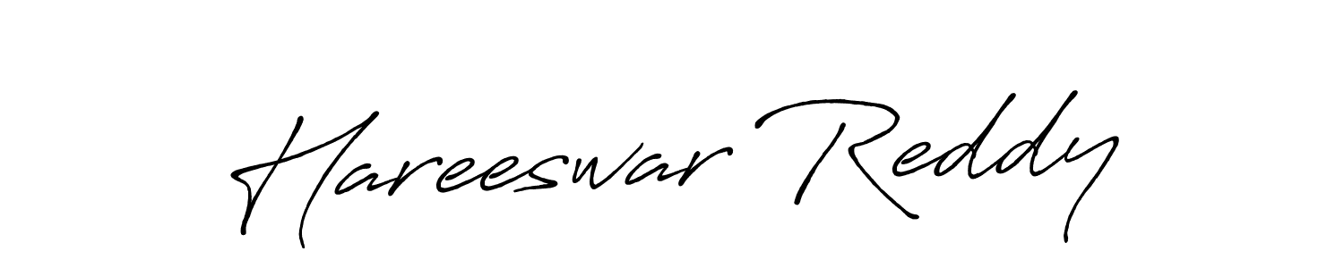 Design your own signature with our free online signature maker. With this signature software, you can create a handwritten (Antro_Vectra_Bolder) signature for name Hareeswar Reddy. Hareeswar Reddy signature style 7 images and pictures png