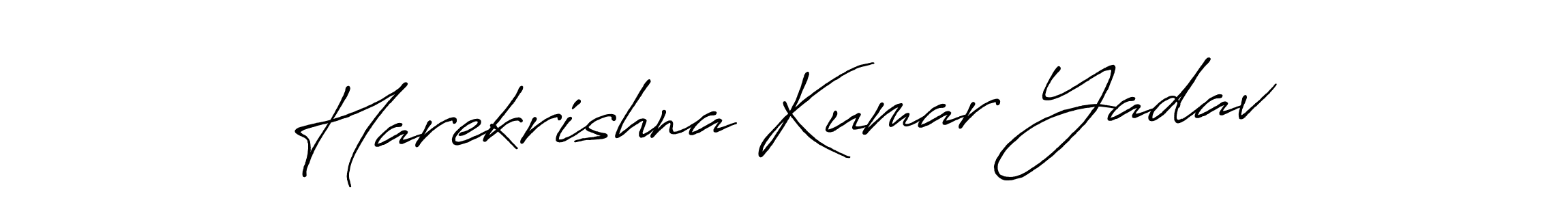 It looks lik you need a new signature style for name Harekrishna Kumar Yadav. Design unique handwritten (Antro_Vectra_Bolder) signature with our free signature maker in just a few clicks. Harekrishna Kumar Yadav signature style 7 images and pictures png