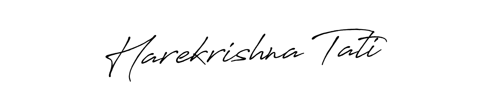You can use this online signature creator to create a handwritten signature for the name Harekrishna Tati. This is the best online autograph maker. Harekrishna Tati signature style 7 images and pictures png