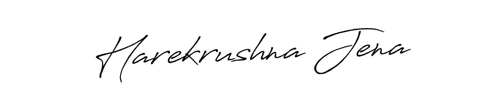 It looks lik you need a new signature style for name Harekrushna Jena. Design unique handwritten (Antro_Vectra_Bolder) signature with our free signature maker in just a few clicks. Harekrushna Jena signature style 7 images and pictures png