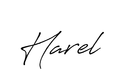 How to make Harel name signature. Use Antro_Vectra_Bolder style for creating short signs online. This is the latest handwritten sign. Harel signature style 7 images and pictures png