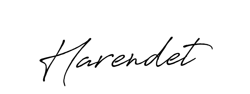 How to make Harendet signature? Antro_Vectra_Bolder is a professional autograph style. Create handwritten signature for Harendet name. Harendet signature style 7 images and pictures png