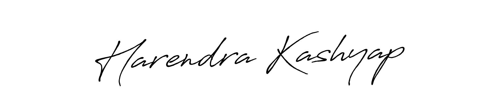 Also we have Harendra Kashyap name is the best signature style. Create professional handwritten signature collection using Antro_Vectra_Bolder autograph style. Harendra Kashyap signature style 7 images and pictures png