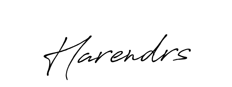 Use a signature maker to create a handwritten signature online. With this signature software, you can design (Antro_Vectra_Bolder) your own signature for name Harendrs. Harendrs signature style 7 images and pictures png