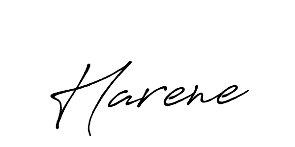 Harene stylish signature style. Best Handwritten Sign (Antro_Vectra_Bolder) for my name. Handwritten Signature Collection Ideas for my name Harene. Harene signature style 7 images and pictures png