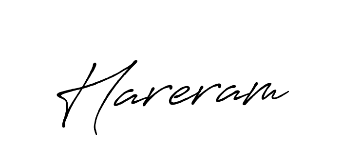 Once you've used our free online signature maker to create your best signature Antro_Vectra_Bolder style, it's time to enjoy all of the benefits that Hareram name signing documents. Hareram signature style 7 images and pictures png