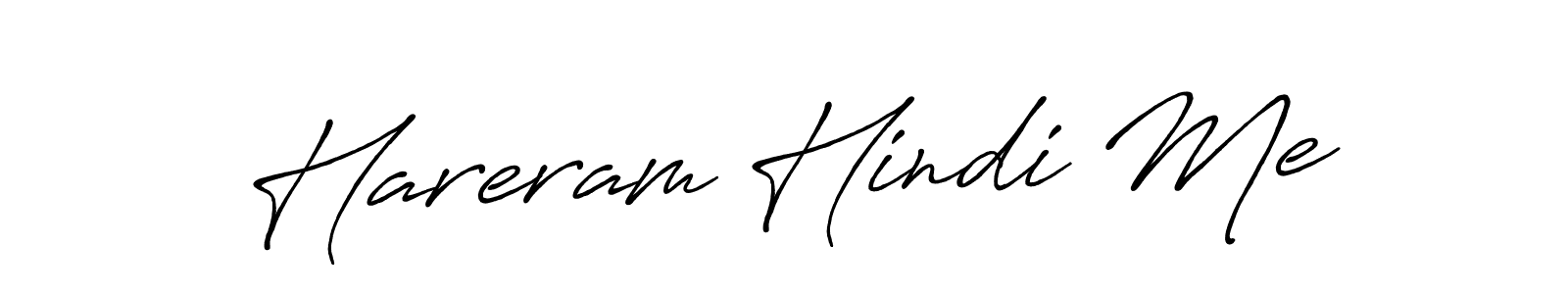 Make a short Hareram Hindi Me signature style. Manage your documents anywhere anytime using Antro_Vectra_Bolder. Create and add eSignatures, submit forms, share and send files easily. Hareram Hindi Me signature style 7 images and pictures png