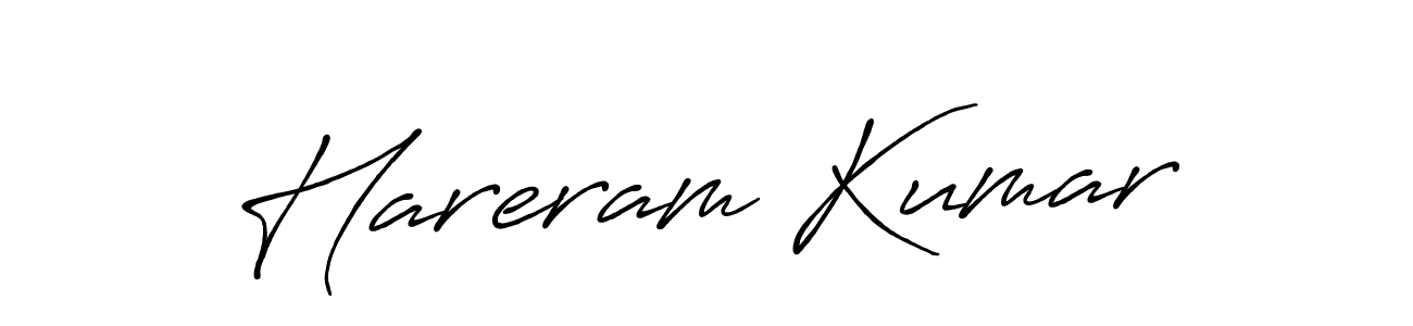 The best way (Antro_Vectra_Bolder) to make a short signature is to pick only two or three words in your name. The name Hareram Kumar include a total of six letters. For converting this name. Hareram Kumar signature style 7 images and pictures png