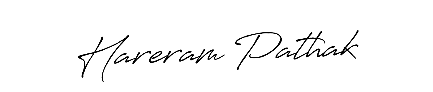 Hareram Pathak stylish signature style. Best Handwritten Sign (Antro_Vectra_Bolder) for my name. Handwritten Signature Collection Ideas for my name Hareram Pathak. Hareram Pathak signature style 7 images and pictures png