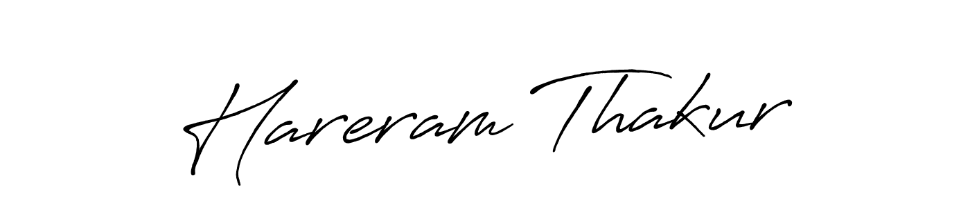 It looks lik you need a new signature style for name Hareram Thakur. Design unique handwritten (Antro_Vectra_Bolder) signature with our free signature maker in just a few clicks. Hareram Thakur signature style 7 images and pictures png